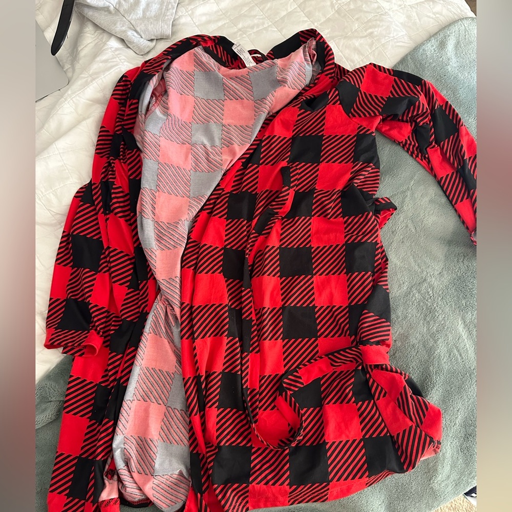 red flannel robe